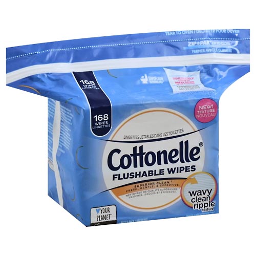 Image for Cottonelle Wipes, Hypoallergenic, Flushable,168ea from RelyCare Pharmacy