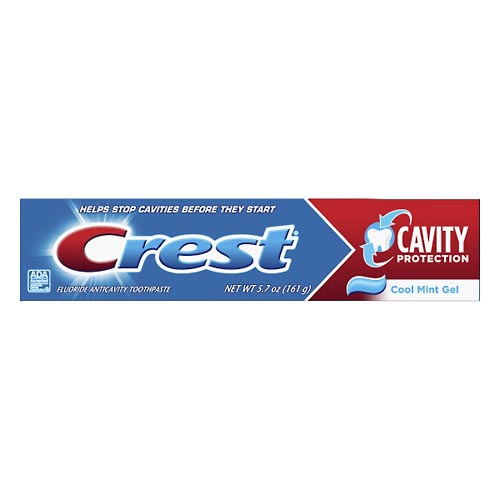 Image for Crest Toothpaste, Fluoride Anticavity, Cool Mint, Cavity Protection, Gel,5.7oz from RelyCare Pharmacy