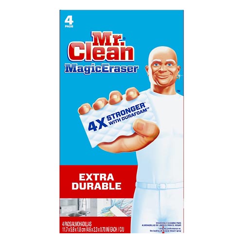 Image for Mr Clean Magic Eraser, Extra Durable,4ea from RelyCare Pharmacy