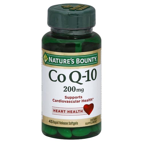 Image for Natures Bounty Co Q-10, 200 mg, Rapid Release Softgels,45ea from RelyCare Pharmacy