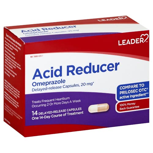 Image for Leader Acid Reducer, 20 mg, Delayed Release Capsules,14ea from RelyCare Pharmacy