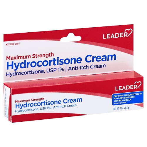 Image for Leader Hydrocortisone Cream, Maximum Strength,1oz from RelyCare Pharmacy