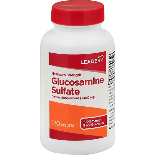 Image for Leader Glucosamine Sulfate, Maximum Strength, 1000 mg, Tablets,120ea from RelyCare Pharmacy