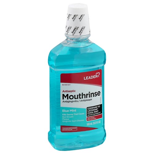 Image for Leader Mouthrinse, Blue Mint,500ml from RelyCare Pharmacy