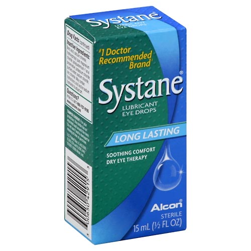 Image for Systane Eye Drops, Lubricant, Long Lasting,0.5oz from RelyCare Pharmacy