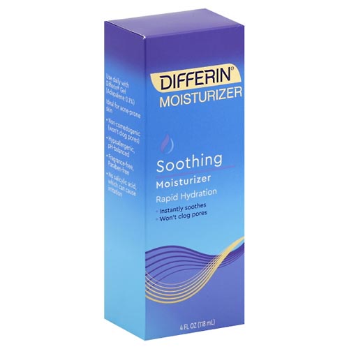 Image for Differin Moisturizer, Soothing,4oz from RelyCare Pharmacy