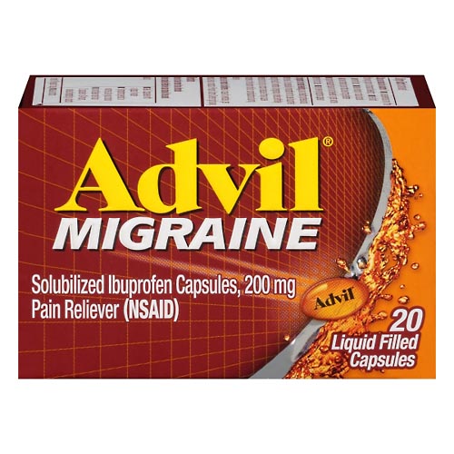 Image for Advil Ibuprofen, Solubilized, 200 mg, Liquid Filled Capsules,20ea from RelyCare Pharmacy