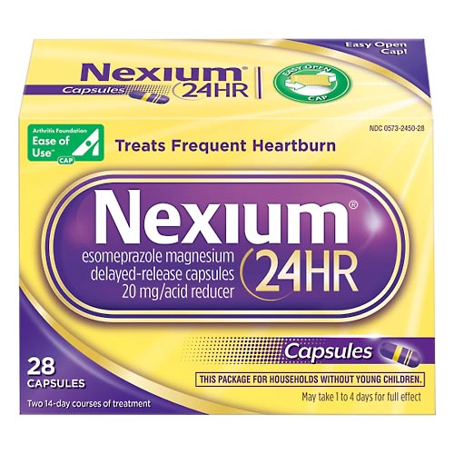 Image for Nexium Acid Reducer, 22.3 mg, Delayed-Release Capsules,28ea from RelyCare Pharmacy