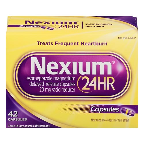Image for Nexium Acid Reducer, 22.3 mg, Delayed-Release Capsules,42ea from RelyCare Pharmacy