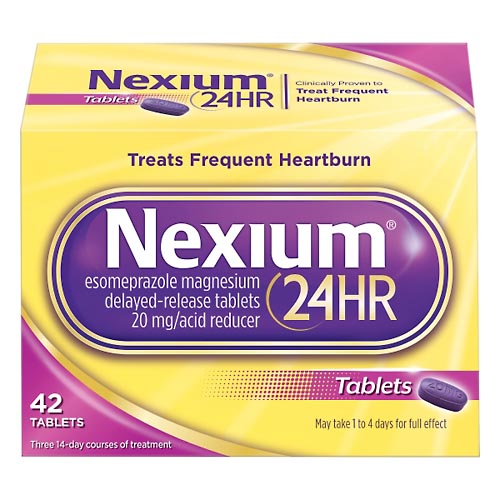 Image for Nexium Acid Reducer, 24HR, 20 mg, Delayed-Release Tablets,42ea from RelyCare Pharmacy