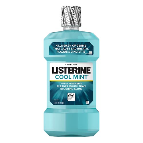 Image for Listerine Mouthwash, Antiseptic, Cool Mint,1lt from RelyCare Pharmacy