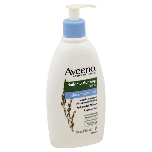 Image for Aveeno Lotion, Daily Moisturizing, Sheer Hydration,12oz from RelyCare Pharmacy