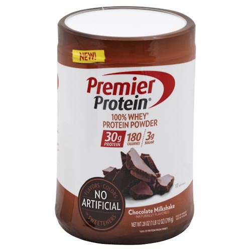 Image for Premier Protein Protein Powder, 100% Whey, Chocolate Milkshake,28oz from RelyCare Pharmacy