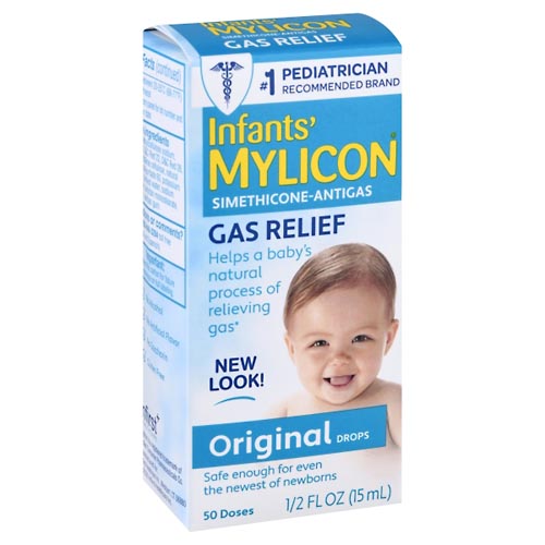 Image for Infants' Mylicon Gas Relief, Drops, Original,0.5oz from RelyCare Pharmacy