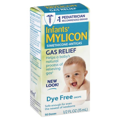 Image for Infants' Mylicon Gas Relief, Dye Free Drops,0.5oz from RelyCare Pharmacy