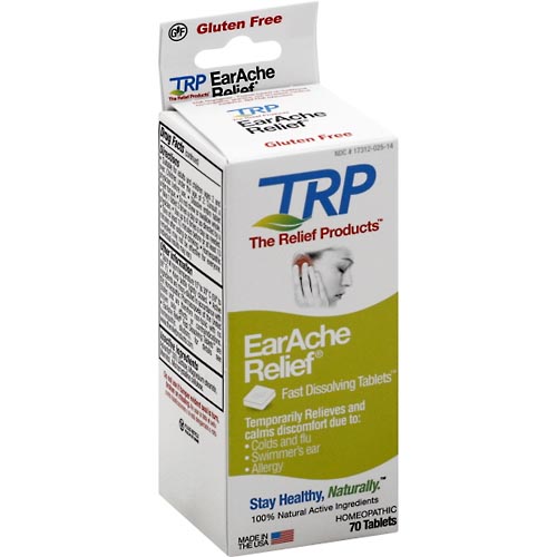 Image for Relief Products EarAche Relief, Fast Dissolving Tablets,70ea from RelyCare Pharmacy