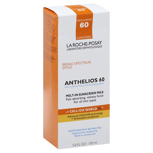 Image for La Roche Posay Sunscreen Face & Body, Anthelios 60, Broad Spectrum SPF 60,5oz from RelyCare Pharmacy
