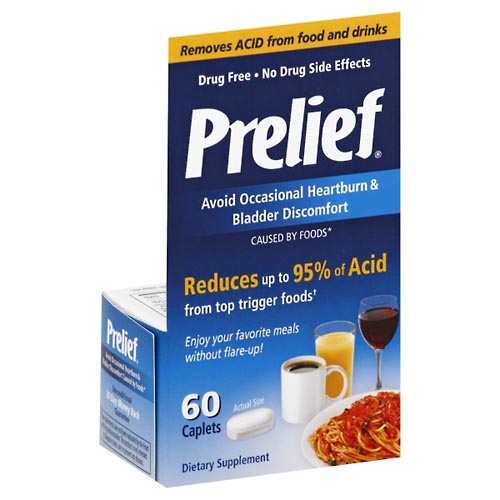 Image for Prelief Heartburn & Bladder Discomfort, Caplets,60ea from RelyCare Pharmacy