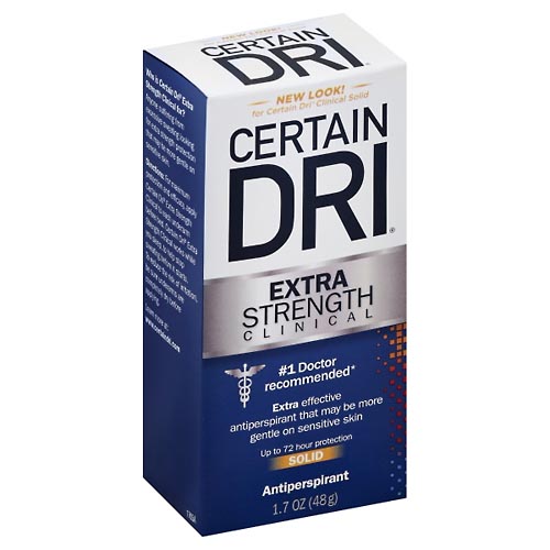Image for Certain Dri Antiperspirant, Extra Strength Clinical, Solid,1.7oz from RelyCare Pharmacy